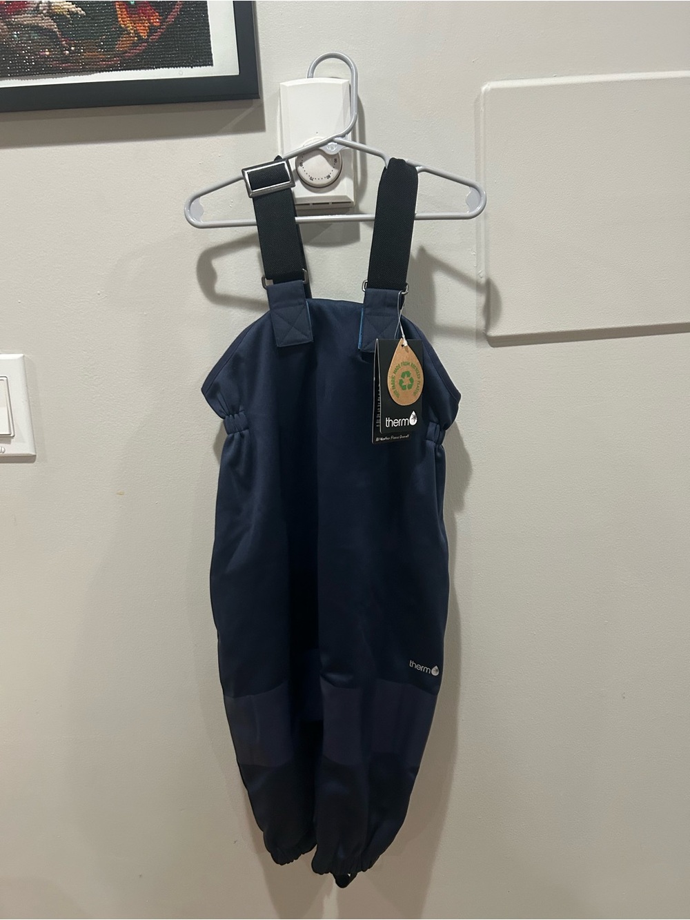 New Therm All Weather Fleece Overall Waterproof Bibs Size 2T Toddler